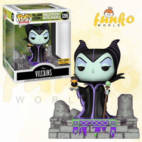 Pop Deluxe! Disney: Villains - Maleficent w/ Diabl...