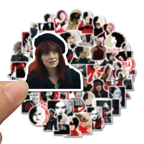50pcs Cruella de Vil Graffiti Stickers