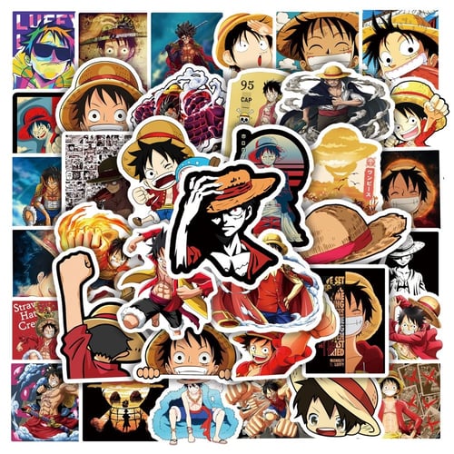 50Pcs anime One Piece Graffiti Stickers