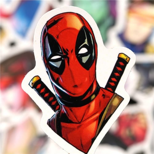 50pcs Superhero Graffiti Stickers