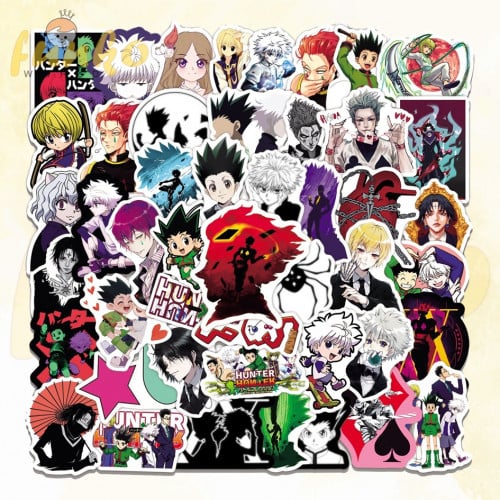 50Pcs HunterX Hunter Cool Anime Cartoon Label Stic...