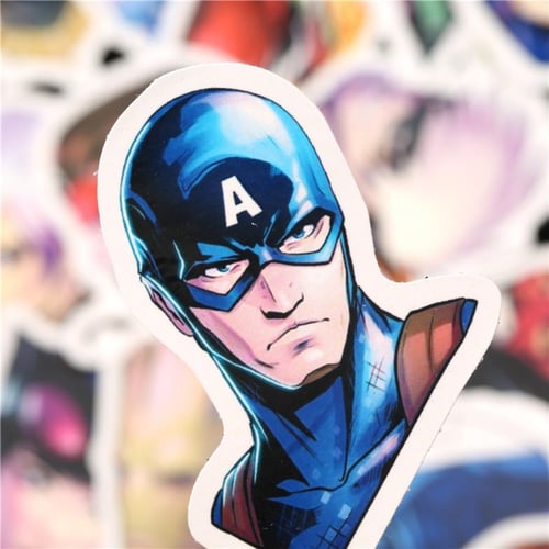 50pcs Superhero Graffiti Stickers