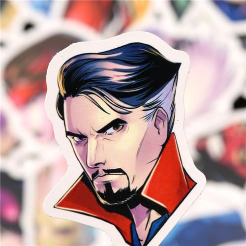 50pcs Superhero Graffiti Stickers