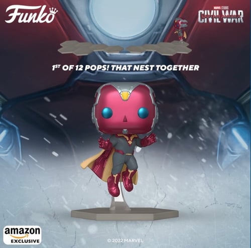 Pop! Marvel: Civil War Build-a-Scene - Vision (Exc...