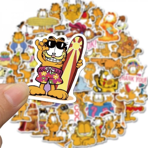 50pcs Garfield Graffiti Stickers