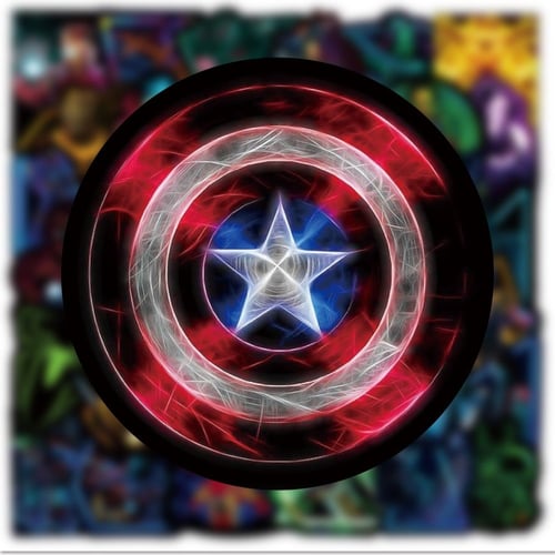 100PCS Neon Marvel The Avengers Stickers