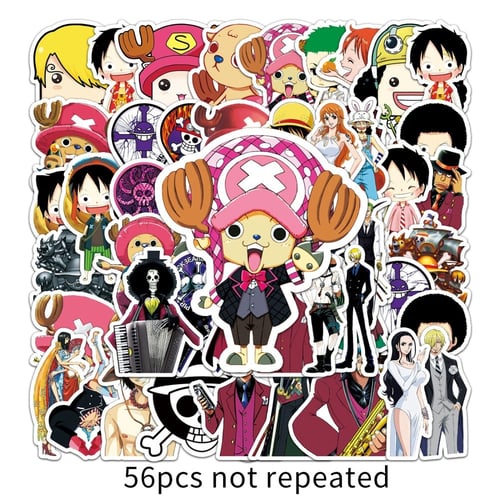 One Piece Stickers - 50pc