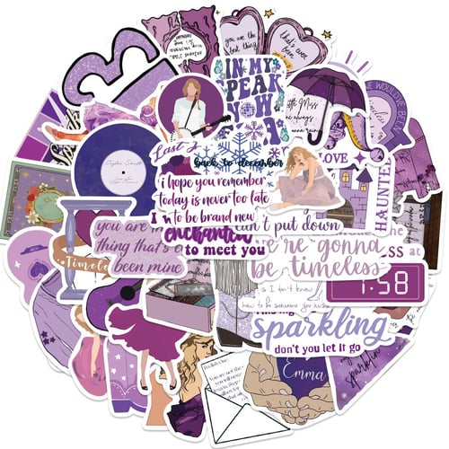 Taylor Swift Stickers - 50pc