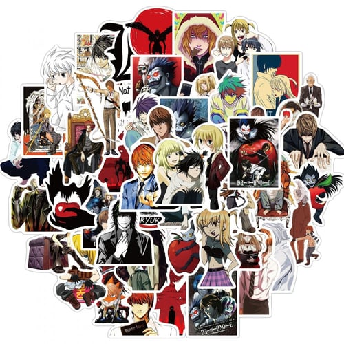 50Pcs Death Note Anime Decor Graffiti Sticker