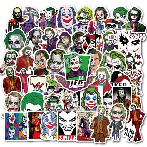 50Pcs The Joker Stickers