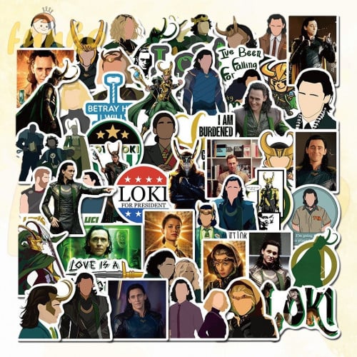 50pcs Loki Graffiti Stickers