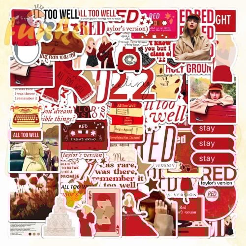 Taylor Swift Stickers - 50pc