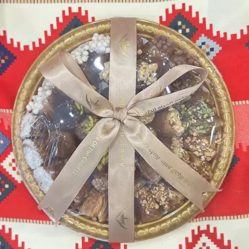 صحن دائري نص كيلو