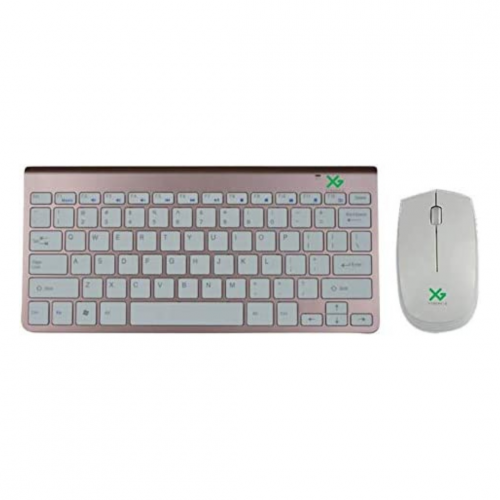 Slim Wireless Keyboard with Mouse (open case)