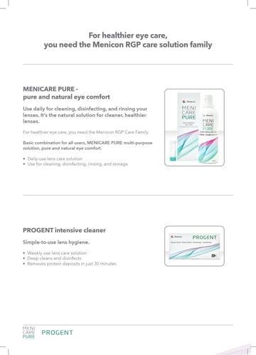 منظف عدسات صلبة