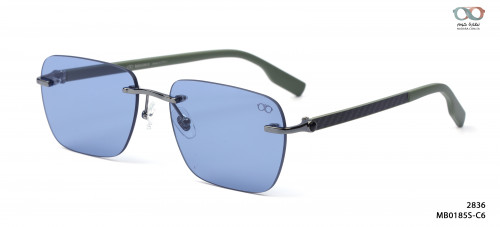 نظارة شمسية بدون اطار مستطيلة