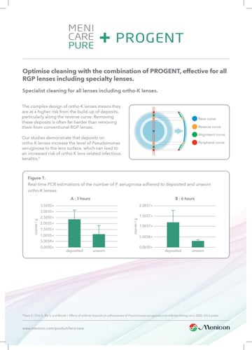 منظف عدسات صلبة