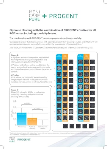 منظف عدسات صلبة