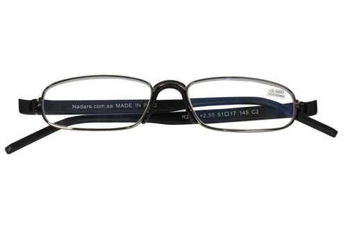 نظارات قراءة بإطار مستطيل كامل