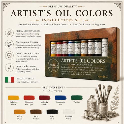 Artist oil colors Gamblin