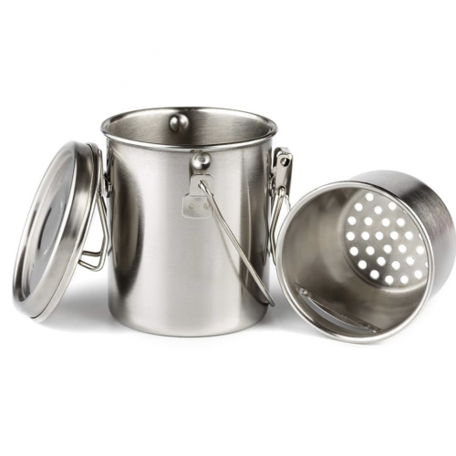 دلو غسيل الفرش مقاوم للصدأ من المعدن