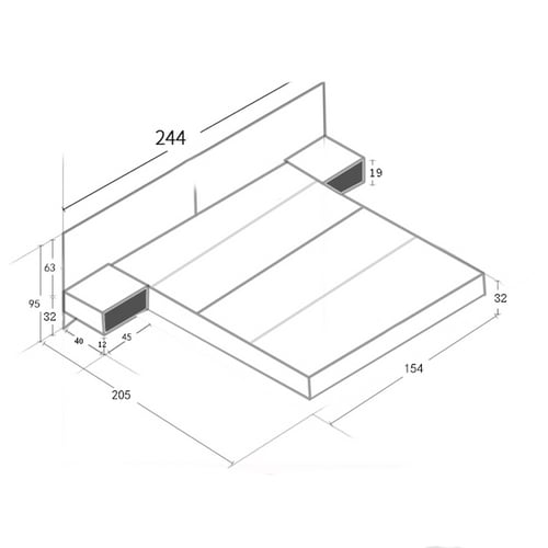غرفة نوم حديثه