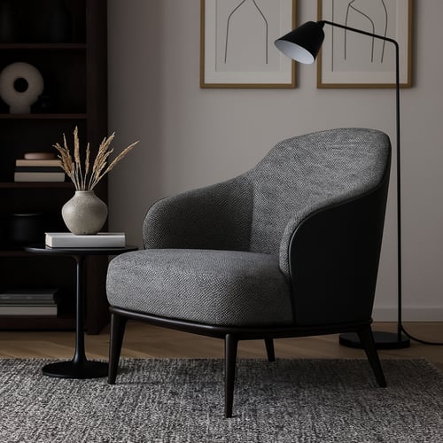 كرسي كنبه عصري بلون مميز