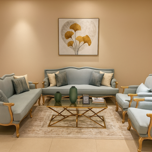 طقم كنب 7 اشخاص .