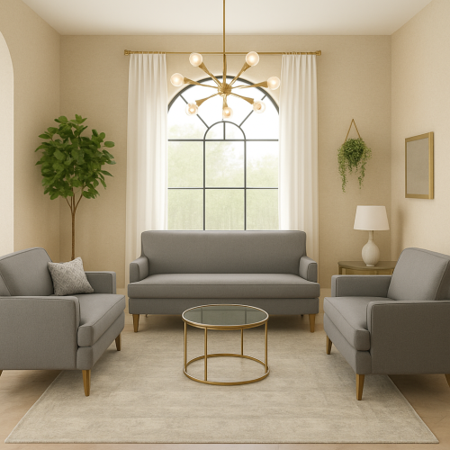 طقم كنب 7 اشخاص .