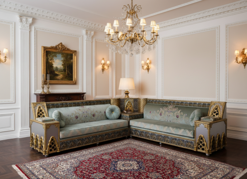 طقم كنب متصل