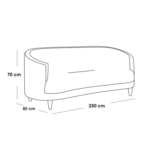طقم غرفة معيشة 3 قطع خشب سويدي وقماش بوكليه - لون...