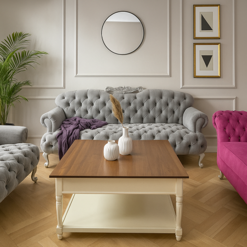 طقم كنب 7 اشخاص .