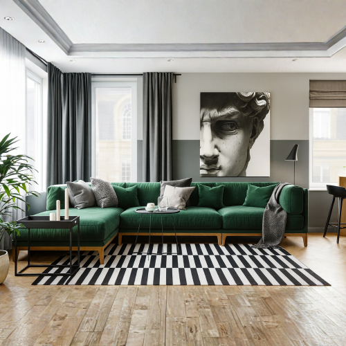 كنبة زاوية بتصميم مودرن أنيق – 300×200×85 سم – لون...