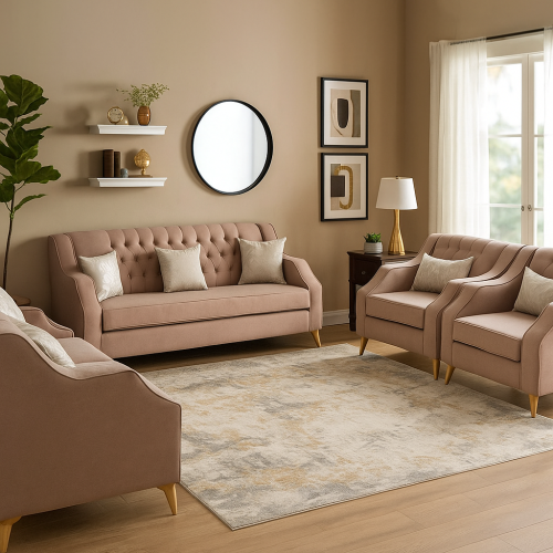 طقم كنب 7 اشخاص .