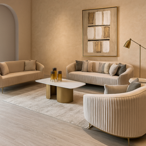 طقم كنب 7 اشخاص .