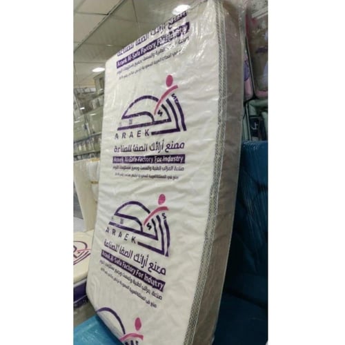 مرتبة سرير إسفنج مقاس 90 × 190 × 20 سم بطبقة لباد...