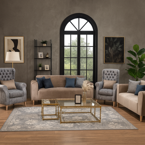 طقم كنب 7 اشخاص.