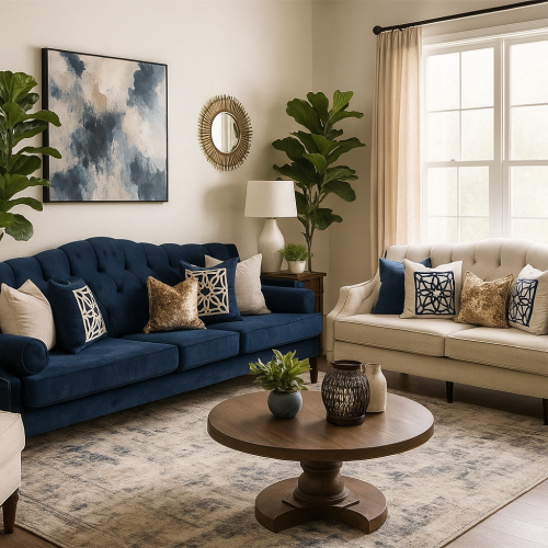 طقم كنب 7 اشخاص .