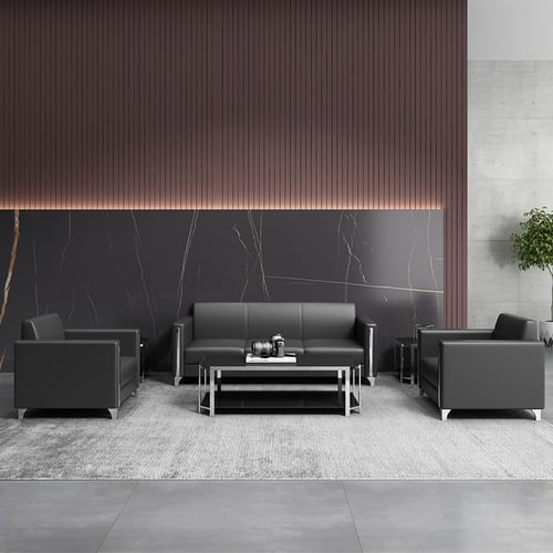 طقم كنب 3 قطع 5 اشخاص بتصميم مميز