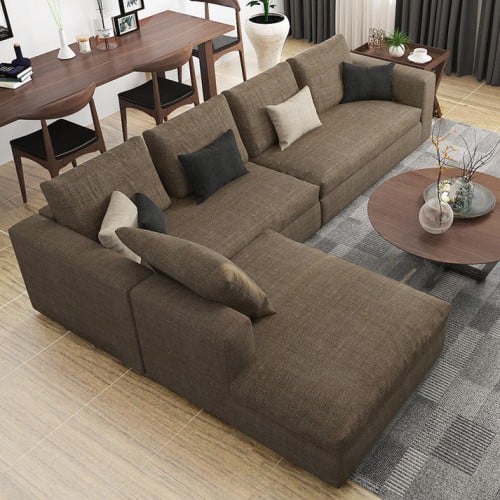 كنبه حرف ال حديثه بالوان مختلفة.