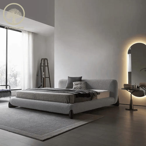 سرير بتصميم أنيق متوفر بمقاسات مختلفة