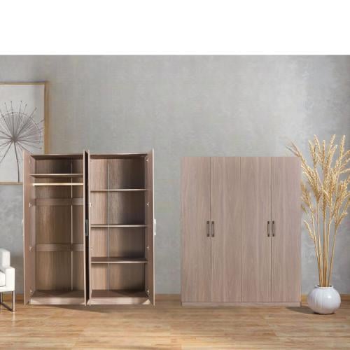 دولاب ملابس خشب ٤ ابواب NNN_WWD_CL-12 كافيه
