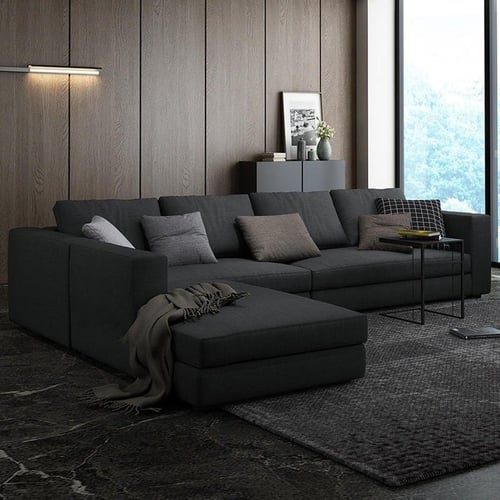 كنبه حرف ال حديثه بالوان مختلفة.