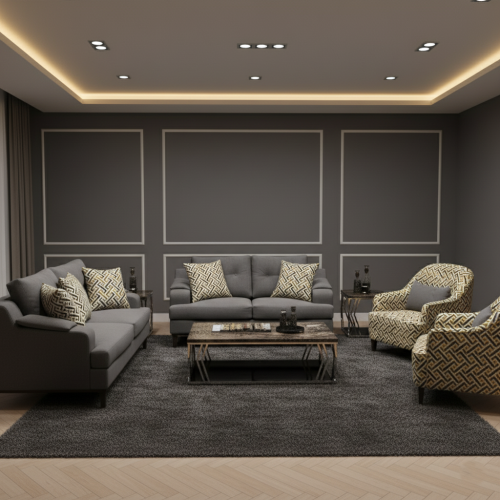 طقم كنب 7 اشخاص .