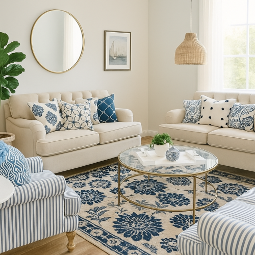 طقم كنب 7 اشخاص .