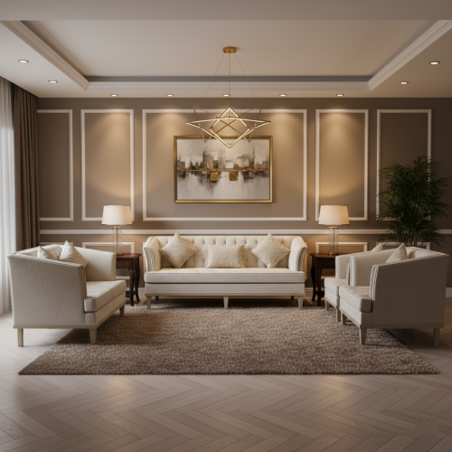 طقم كنب 7 اشخاص.