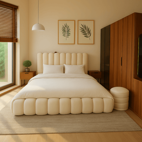 غرفة نوم كاملة مع الدولاب مصنوعة من خشب MDF تايلند...