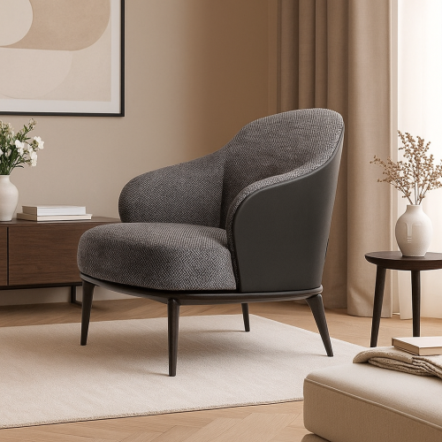 كرسي كنبه عصري بلون مميز