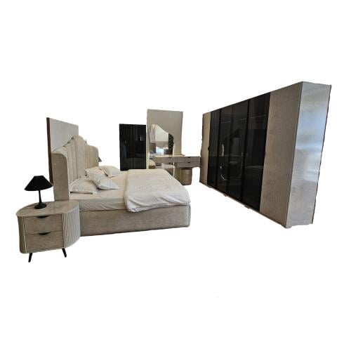 غرفة نوم كاملة مع الدولاب مصنوعة من خشب MDF تايلند...