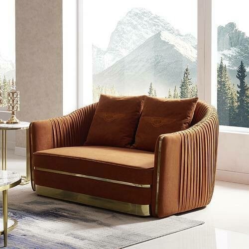 طقم جلوس من تصميم فاخر 6 اشخاص.